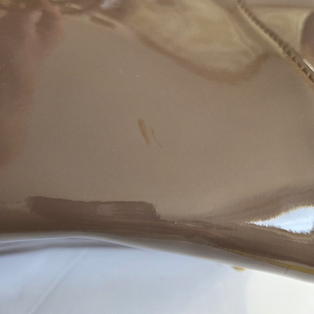 Dooney & Bourke Mink Patent Leather Handbag - Picture 14 of 16